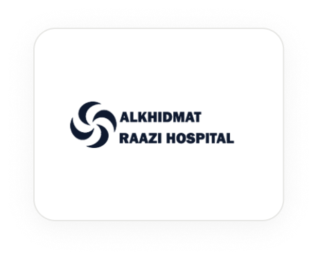 Alkhidmat Raazi Hospital logo — a SiteDigiCraft client